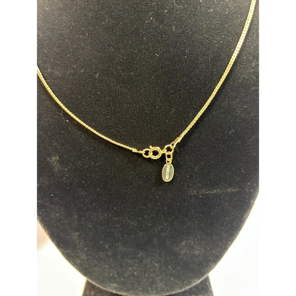 Vintage Necklace Park Lane Gold Tone 28 Inches Huge Chunky Arrow Pendant - Picture 4 of 6